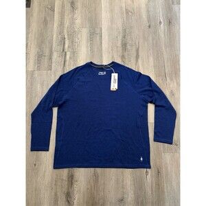 Smartwool Womens 3X Classic Thermal Merino Wool 250 Base Layer Crew Top Blue